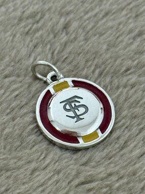 Enamel Florida State University School Spirit Charm